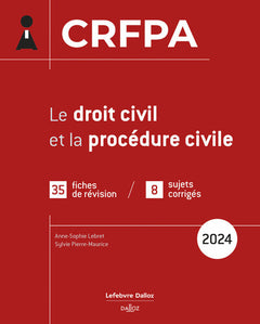 crfpa 2024 - le droit civil et la procédure civile