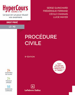 Procédure civile. 9e éd.