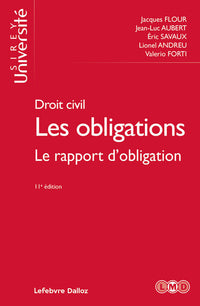 Droit civil - Les obligations Le rapport d'obligation