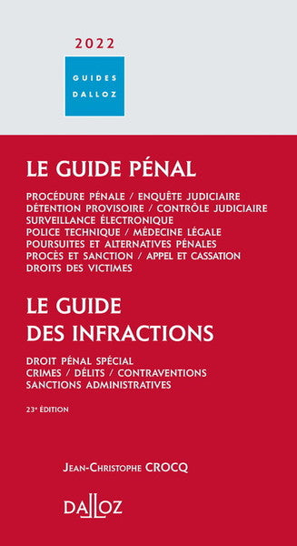 Guide pénal - Guide des infractions