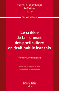 Le critère de la richesse des particuliers en droit public français