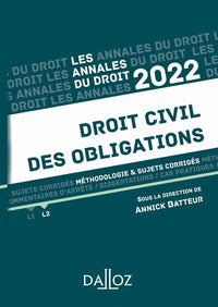 Annales Droit civil des obligations 2022