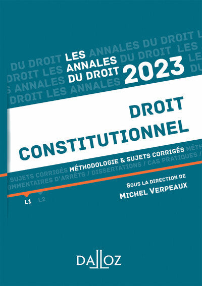 Annales droit constitutionnel 2023