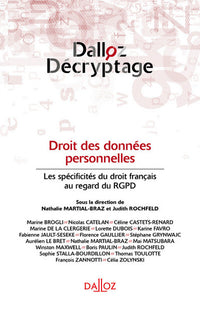 Droit des données personnelles - Les spécificités du droit français au regard du RGPD