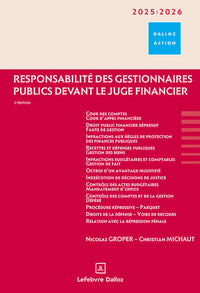 Responsabilité des gestionnaires publics devant le juge financier 2025/2026. 2e éd.