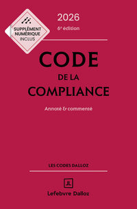 Code de la compliance 2026