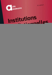 Institutions juridictionnelles. 15e éd.