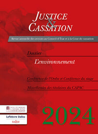 Justice et cassation 2024 - L'environnement