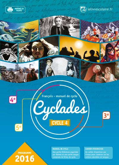 Français Cycle 4 (5e 4e 3e) Cyclades : Manuel élève