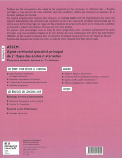 Agent territorial spécialisé principal de 2e classe des écoles maternelles 2021 ATSEM