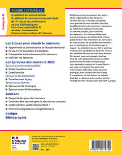 Assistant de conservation. Assistant de conservation principal de 2e classe du patrimoine et des bibliothèques 2023.  Spécialités II