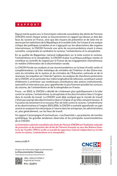 La lutte contre le racisme, l'antisémitisme et la xénophobie.
