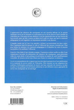 La gestion des absences des enseignants