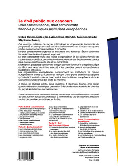 Le droit public aux concours