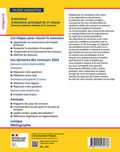 Animateur. Animateur principal de 2e classe 2023: Concours - Catégorie B