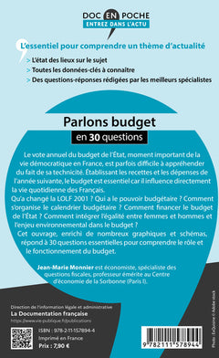 Parlons budget en 30 questions