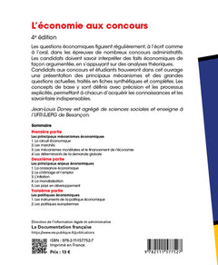 L'économie aux concours