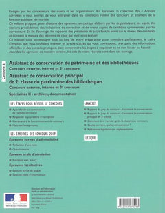Assistant de conservation principal du patrimoine et des bibliothèques