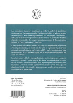 Arrêts, jugements et avis des juridictions financières 2020