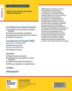 Attaché territorial principal 2023: Examen professionnel. Catégorie A