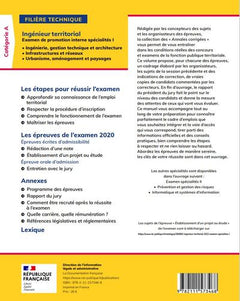 Ingénieur territorial 2022. Examen spécialités I
