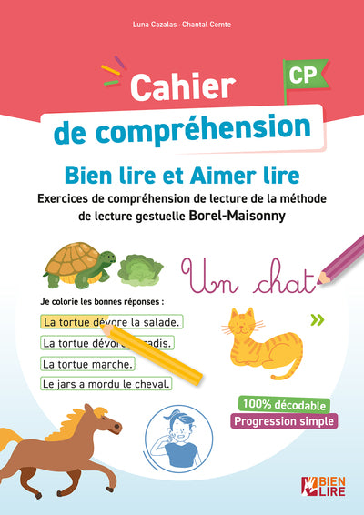 Cahier de compréhension Bien Lire et Aimer Lire