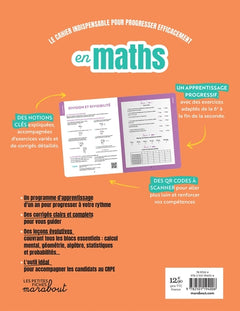 Cahier d'exercices maths