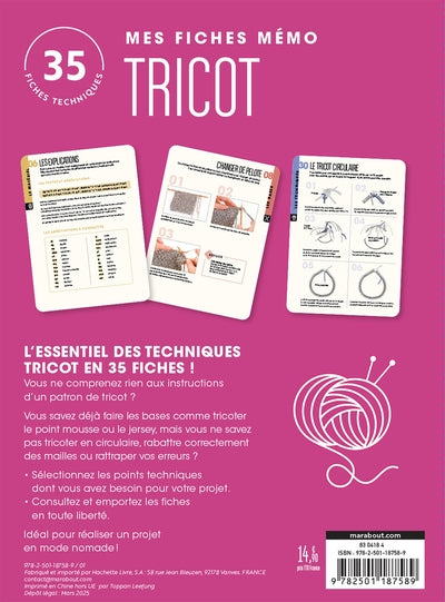 Mes fiches mémo Tricot
