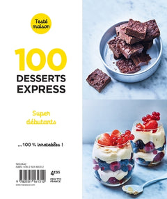 100 recettes desserts express pour le soir