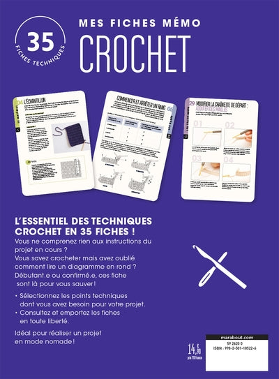 Mes fiches mémo crochet