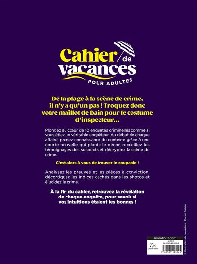 Cahier de vacances - Enquêtes Criminelles