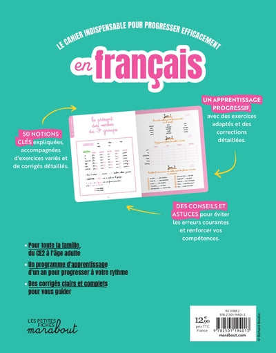 Cahier d'exercices de français