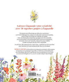 Fleurs sauvages à l'aquarelle