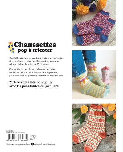 Chaussettes pop à tricoter