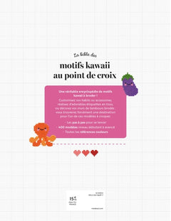 La bible des motifs kawaii au point de croix