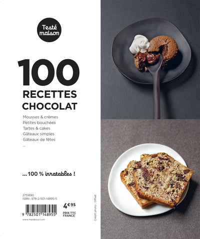 Les petits Marabout : 100 recettes chocolat