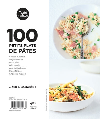 Les petits Marabout - 100 petits plats de pâtes