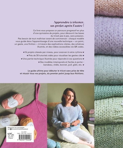 J'apprends à tricoter en 16 projets