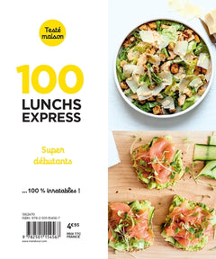 100 recettes de lunch express- super débutants