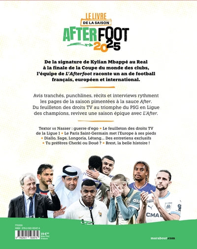 Le livre de la saison AfterFoot 2025