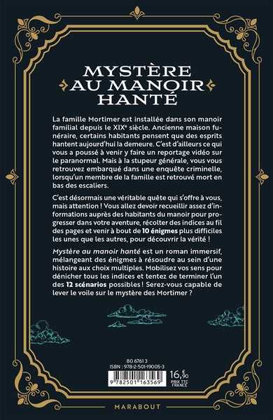 L'enquête dont vous êtes le héros - Mystère au manoir hanté