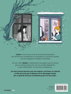 La fille dans l'écran