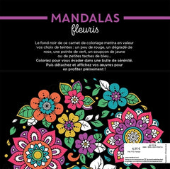 Bloc Black Premium - Mandalas fleuris