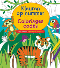 Les gentils animaux - coloriages codés