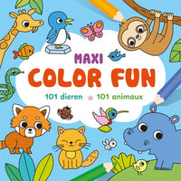 Maxi color fun : 101 animaux