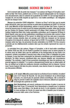 Masque protection Covid obligatoire - Science ou Doxa ? Quelles justifications scientifiques ?