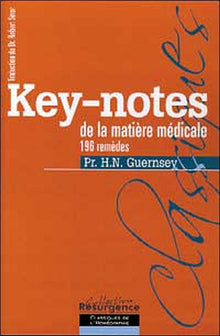 Key-notes de la matière médicale