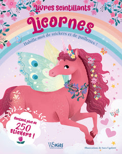 Livres scintillants Licornes