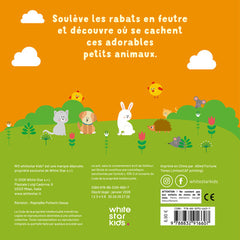Les bébés animaux - Soulève le rabat en feutre