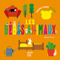 Les bébés animaux - Soulève le rabat en feutre